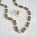 Vintage Jewelry / Goldette / Necklace and Earring / Set / Brown / Grey
