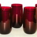 Anchor Hocking Royal Ruby Red Glasses, Set of 5