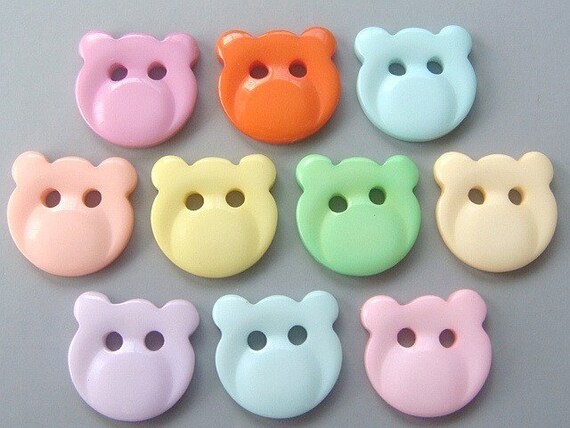 teddy bear buttons