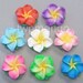40pcs Handmade Polymer Clay Fimo Flowers...Hawaii...20mm...8 Colors...F16-40pc