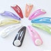 40 Snap Hair Clips with Pad...10 colors...30mm...ES1
