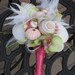 Private Listing for idoveggiemom0113 Seashell Wedding Bouquet and Cake Topper for Beach Weddings