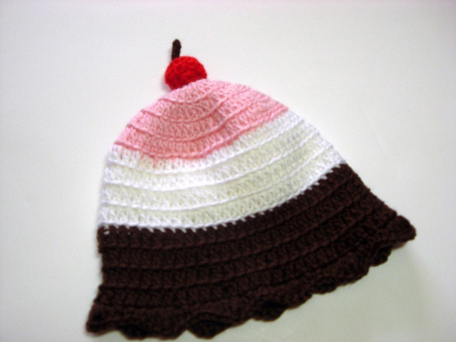 Neapolitan Ice Cream Scoop Hat