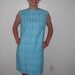 Vintage 60s Blue Floral sun dress