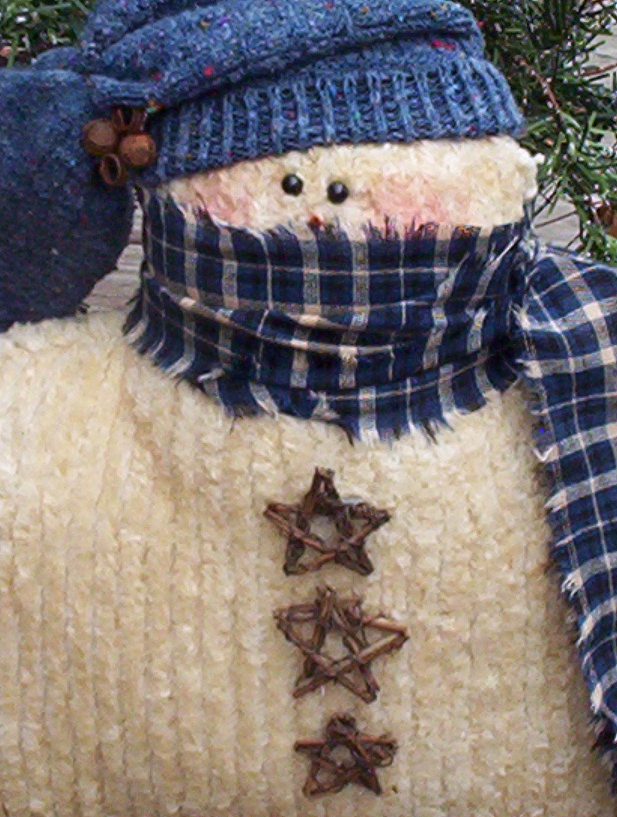 Primitive Chenille Snowman