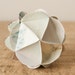 Custom Order for Amanda-Geometric Upcycled Ornaments