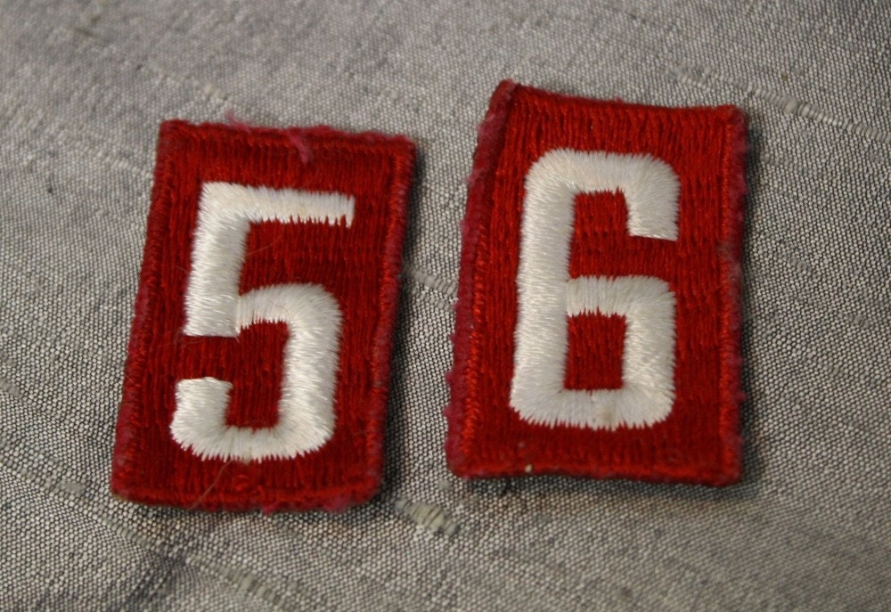 Boy Scout Unit Number Patches