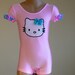 Little Dancer Skater Celebration Biketard with Hello Kitty Applique Size 2T - C7