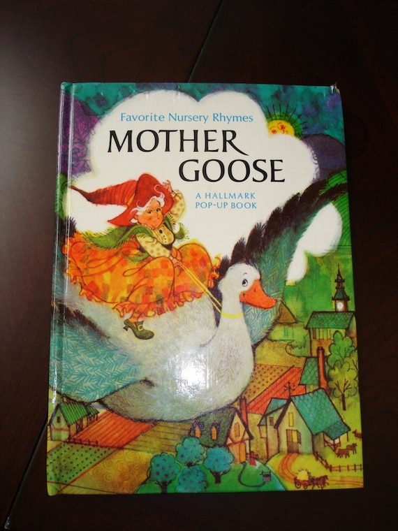Mother Goose Nursery Rhymes Pop-Up Book Hallmark circa 1970