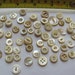 Lot of 53 Antique Tiny Baby Doll MOP Buttons