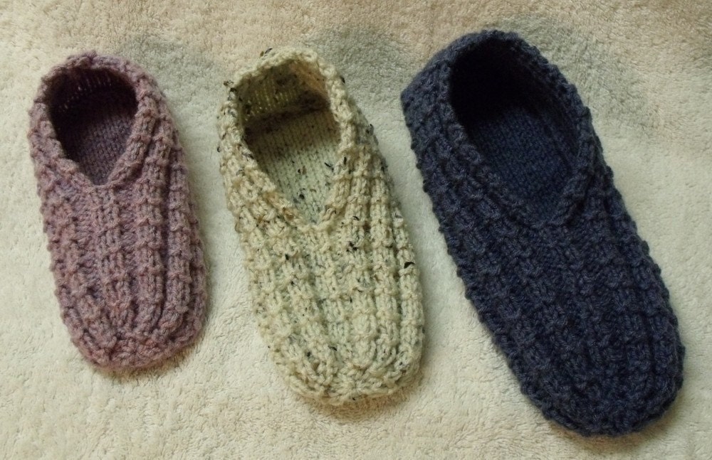 Easy to Knit Slippers Tutorial - Knitting Pattern Kindle ...
