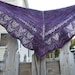 Wavebird Lace Shawl Knitting Pattern PDF