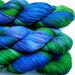 Hand Dyed Sock Yarn, fingering weight, 4ply superwash merino, 3.5 oz, Basel, color My Favorite Piece