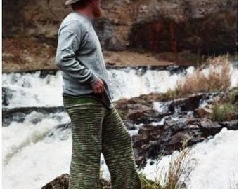 KNITTING PATTERN -  Birchbark Longies -  Adult Sizes