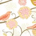 Valorie Wells - Nest - Bird Paisley - Pink - 1 Yard