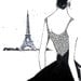 Watercolor Fashion Illustration: J'adore Paris print