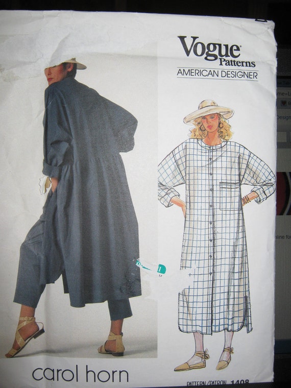 Vogue 1408 sewing pattern Misses Jacket by LuckyCarolDesigns