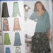 Simplicity 4706 plus size skirt pattern size 18w 20w 22w 24w