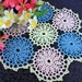Rainbow doily
