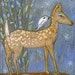 Limited Edition Giclee - Little Dear - Print by Jenny Mendes