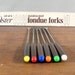 Vintage Fondue Forks, Oster Stainless Steel, Set of Six
