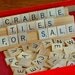 Scrabble Tiles, 50 Tiles for Crafting