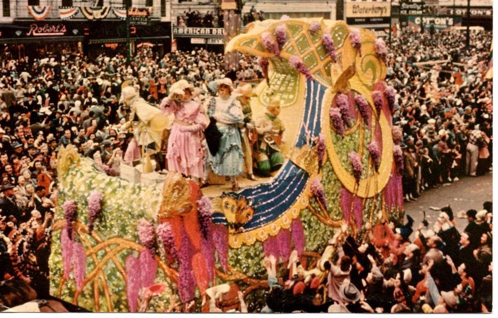 Vintage Postcard Mardi Gras Day In New Orleans Postmarked