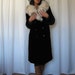 Vintage 60s BEAVER Fur Coat with FOX Fur Collar