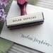 personalized stationary stamp - custom calligraphy - name stamp