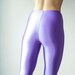 Vintage 80's Lavender Shiny Liquid Spandex Body Con Grease Leggings Pants