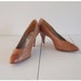 Vintage Brown Leather Pumps