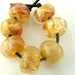 Glass Lampwork Boro Beads (Amber Waves)