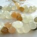 AA Multi Moonstone micro faceted onion candy kiss briolettes, 4" inch half strand, 24 gemstone beads 8-9 (fmo3)