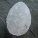 HUGE Snow White Crystal Drusy Teardrop Cabochon, 30.3mm x 22.2mm x 10mm(thick) Just amazing (dctd2)