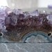 Amethyst Crystal Slice, double drill rectangle, 42.5 x 25 x 7.4mm (3e4)
