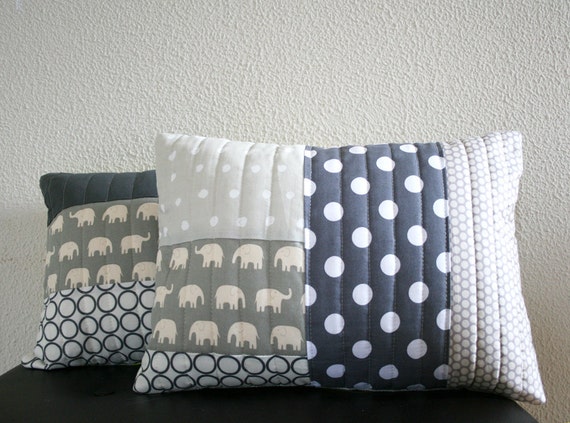 quilted pillow covers