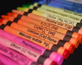 Chemistry Crayon Labels - set of 24