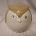 Speckled Jeweled Eye Baby Owl Bank