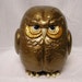 SALE Retro Shimmering Garden Owl