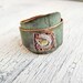Copper Ring Overlapped Ring Horseshoe Stamped Ring