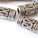 25 antiqued silver metal spacer beads links 5mm 10mm 3mm