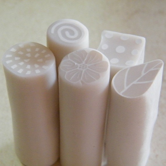 translucent polymer clay canes