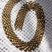 Vintage Brass Book or Brick Chain Necklace to add Clasp