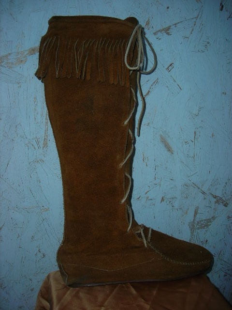 1960s knee high boots