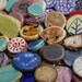 Assorted Mix Mosaic Tiles Pottery Handmade Tile Nuggets Cabs for Mosaics or Jewelry T706
