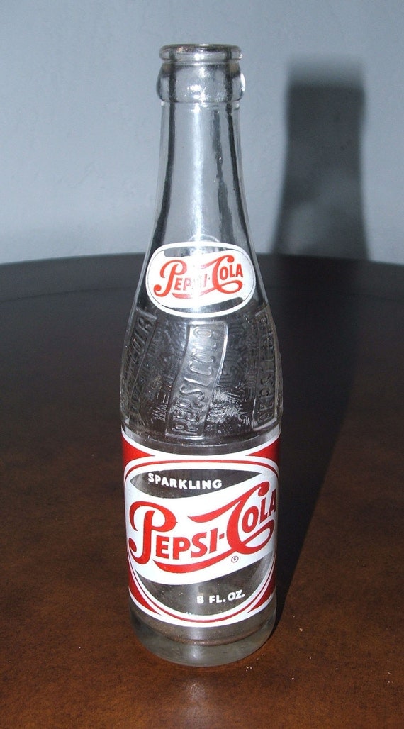 Vintage PepsiCola Bottle 8 Fl Oz