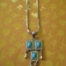SALE chunky 70s Sarah Coventry FUNKY bohemian DANGLY pendant necklace