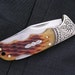 Hand Engraved Pocket Knife Pen Knife Gift for Men