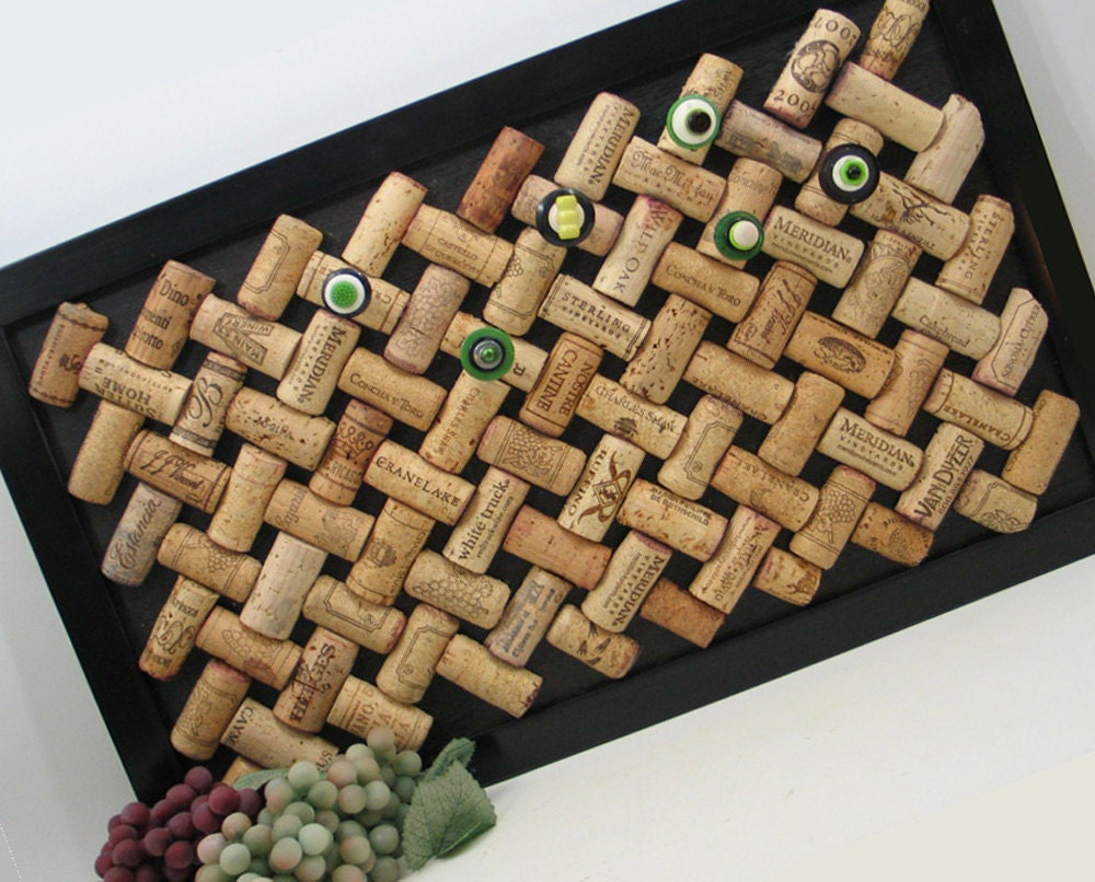 wine corks with made Board Wine Corks from Recycled made Trellis Bulletin