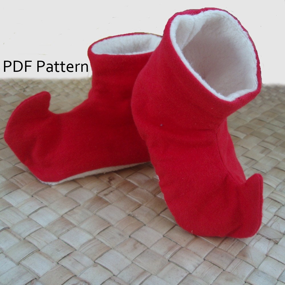 free-printable-pattern-elf-shoe-template